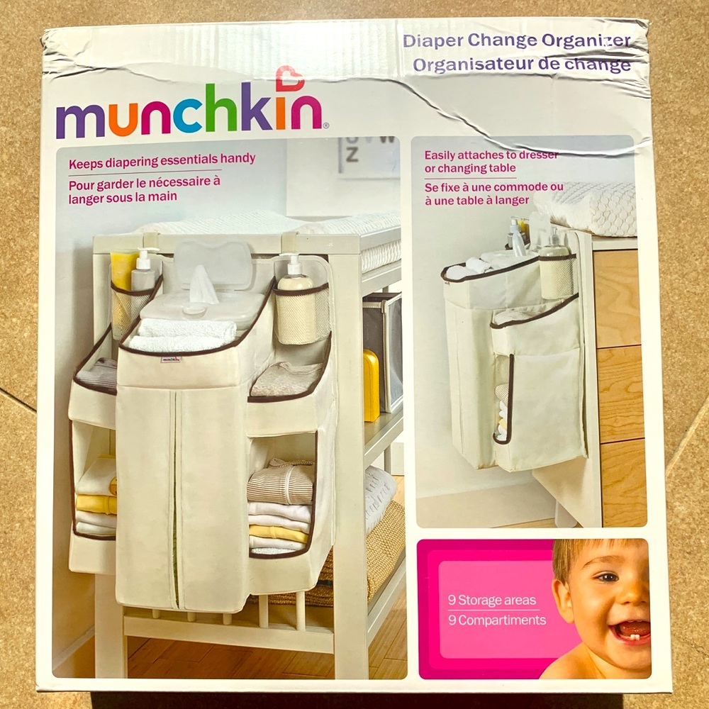 BRAND NEW Munchkin Diaper Organizer